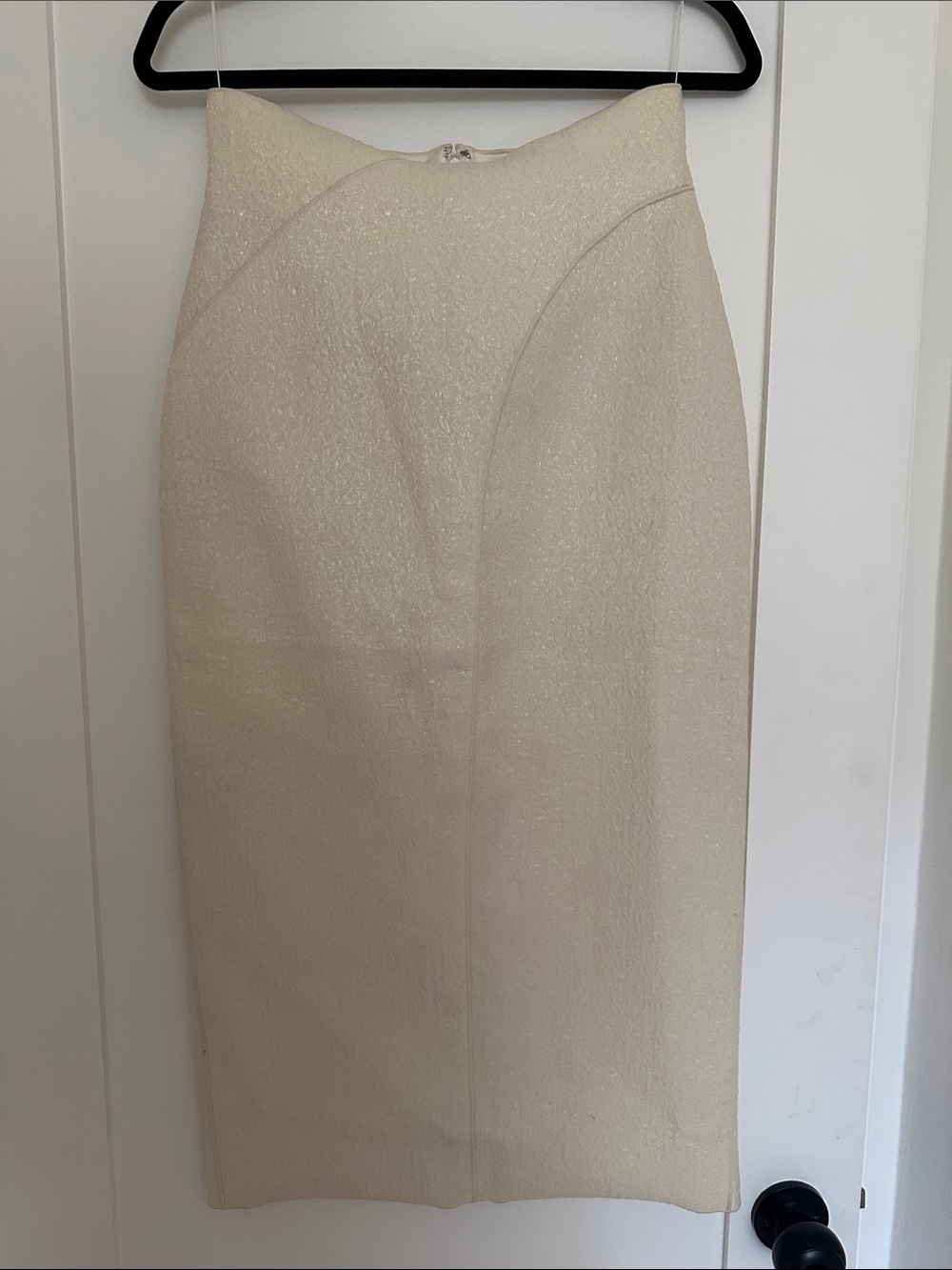 Acler Elegant Cream Pencil Skirt